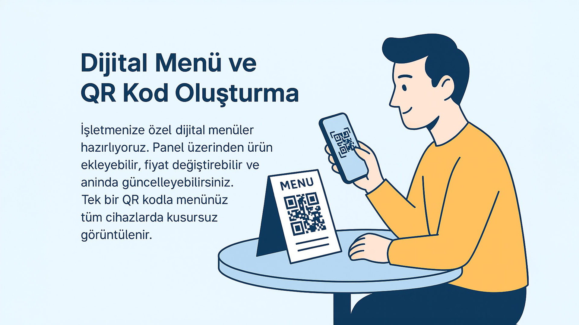 Dijital Menü Hizmeti
