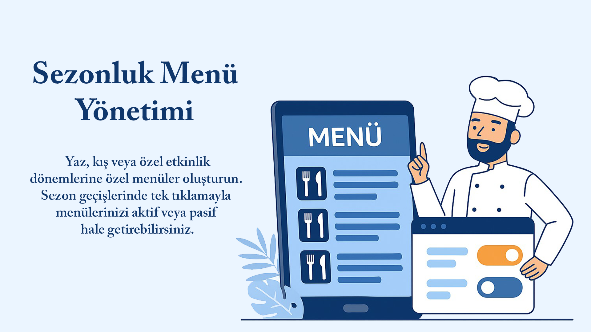 Sezonluk Menü Yönetimi